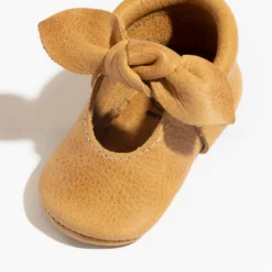 Beehive State Knotted Bow Baby Shoe -Carter’s Store BeehiveStateKnottedBow 3