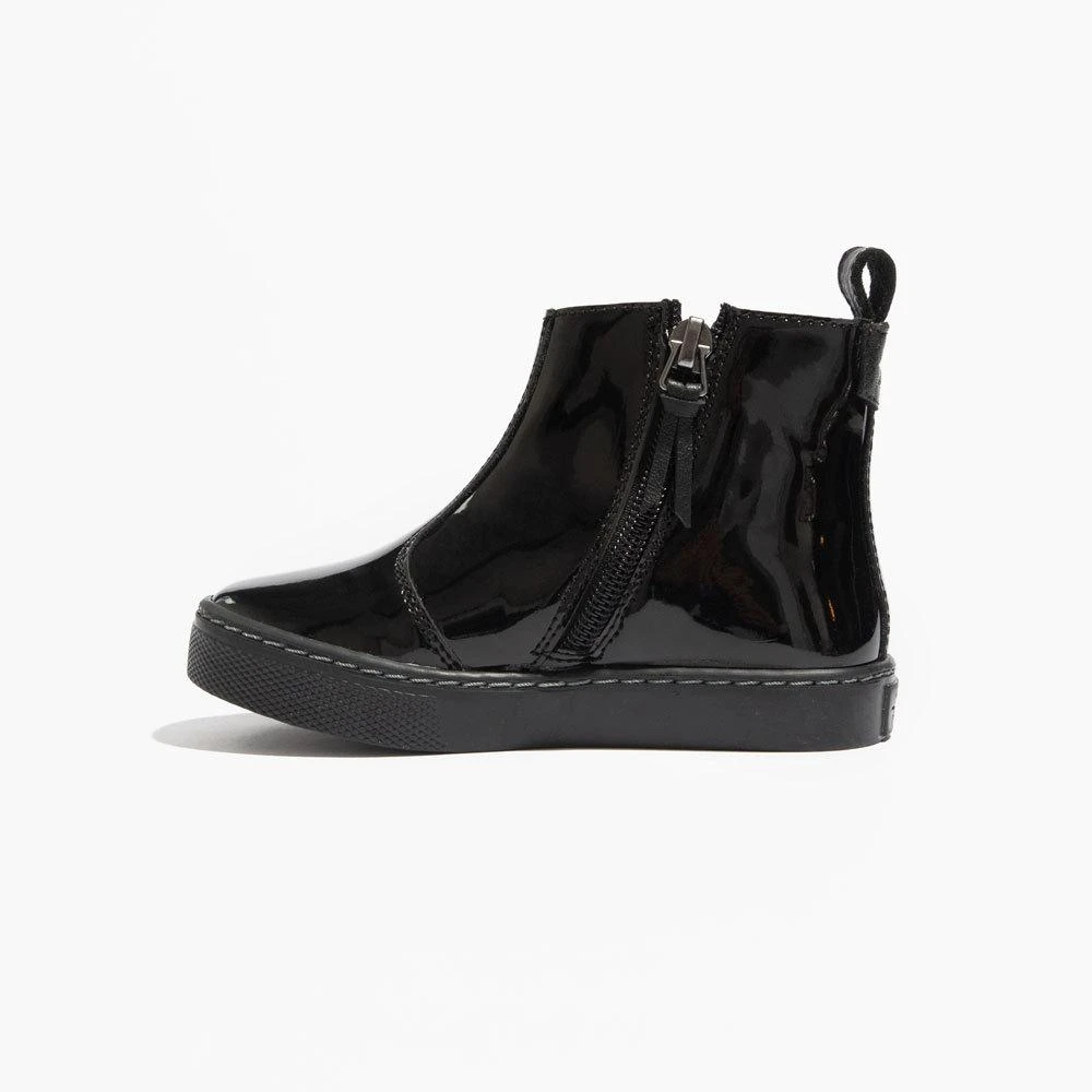 Black Patent Chelsea Boot Sneaker 3 Black Patent Chelsea Boot Sneaker - Image 3