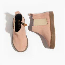 Blush Suede Chelsea Boot Sneaker -Carter’s Store ChelseaSneakerBootBlushSuede 4