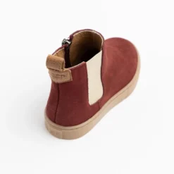 Burgundy Chelsea Boot Sneaker -Carter’s Store Chelsea Boot Red 3