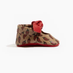 Chili Pepper Knotted Bow Baby Shoe -Carter’s Store ChiliPepperKBM 2