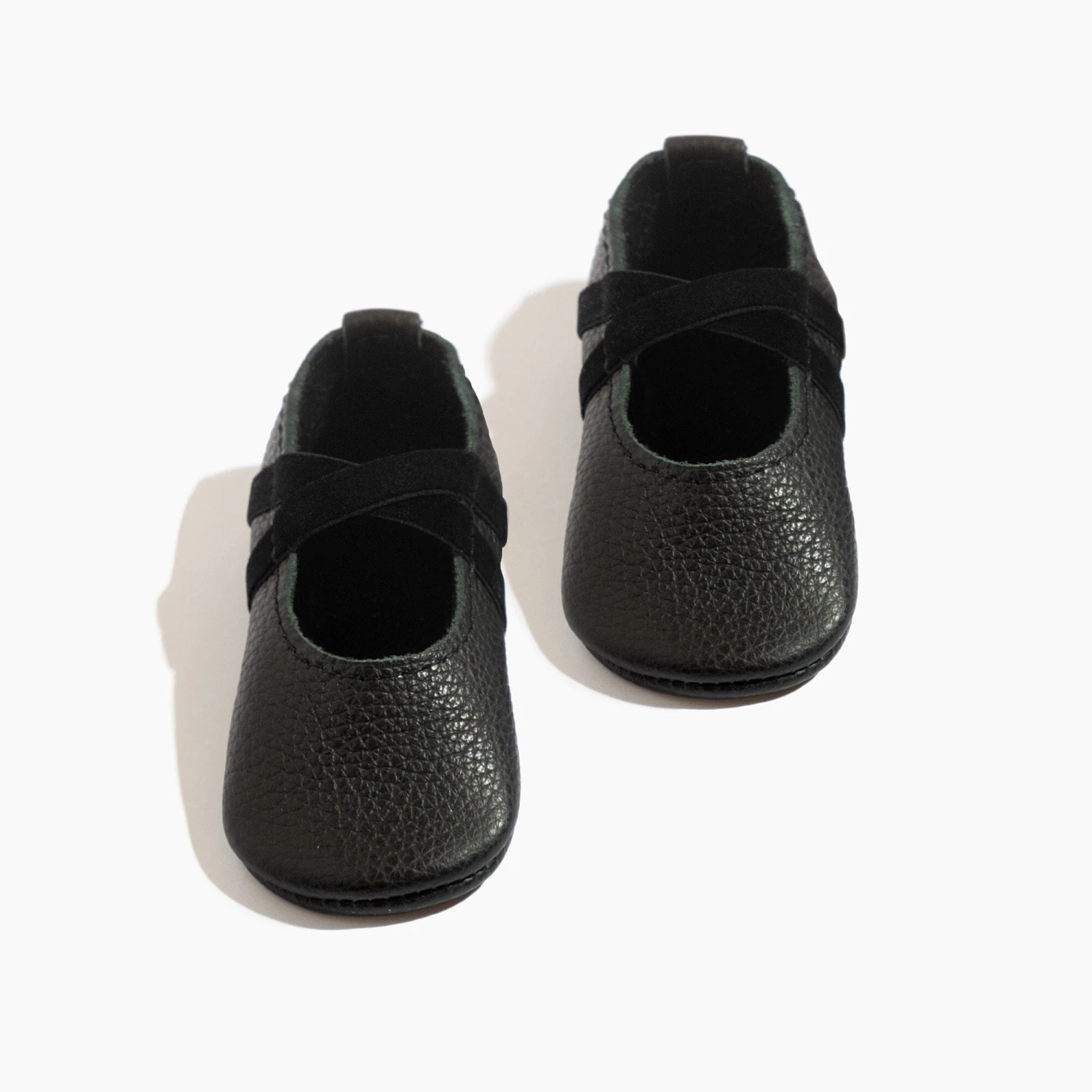 Ebony Ballet Slipper Baby Shoe 1 Ebony Ballet Slipper Baby Shoe