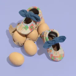 Patchwork Knotted Bow Baby Shoe -Carter’s Store FarmersMarketStyled 5