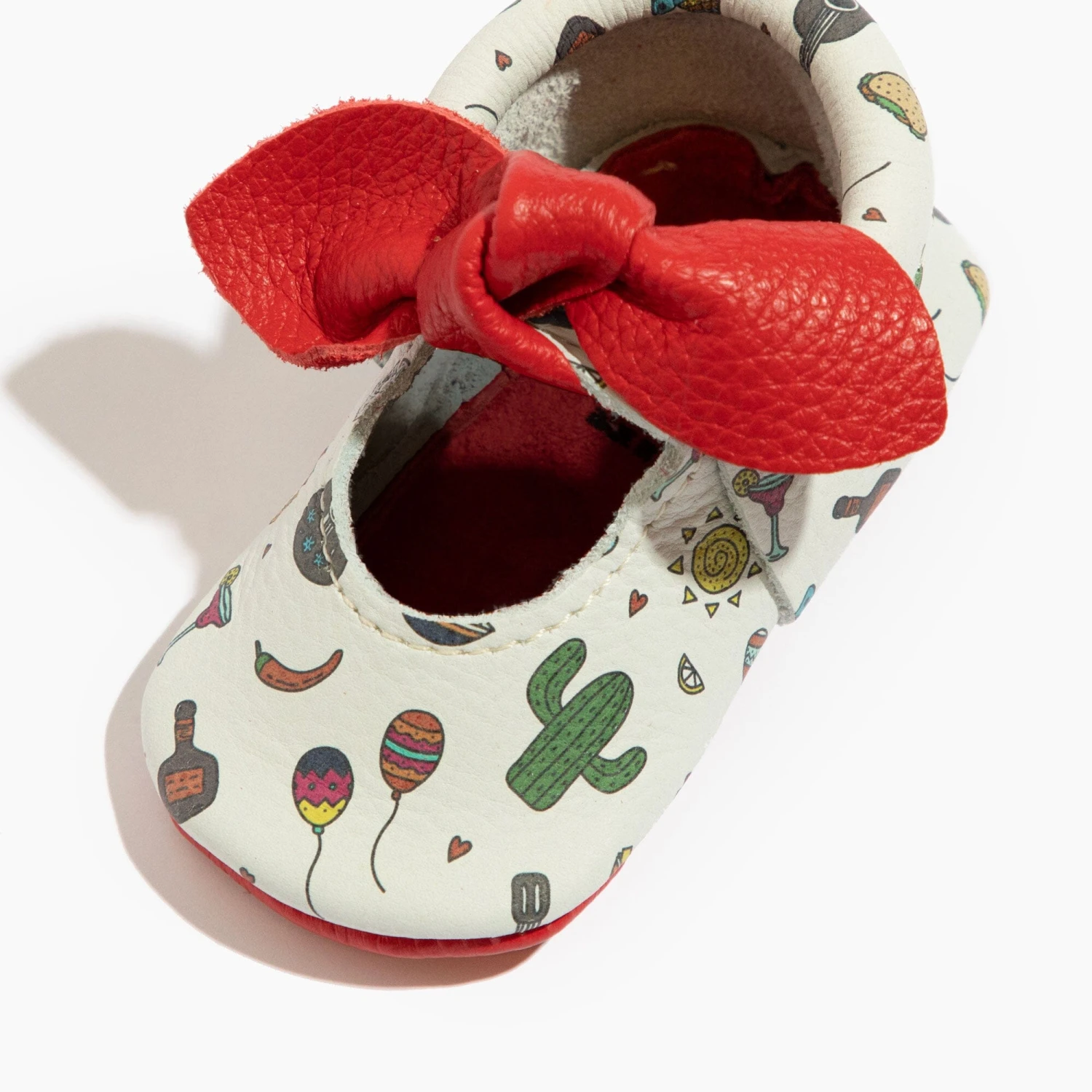 Fiesta Knotted Bow Baby Shoe 2 Fiesta Knotted Bow Baby Shoe - Image 2