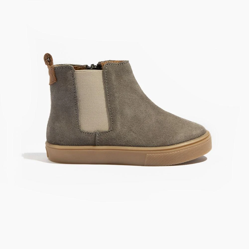 Grey Suede Chelsea Boot Sneaker 2 Grey Suede Chelsea Boot Sneaker - Image 2