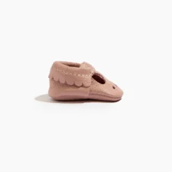 Newborn Blush Mary Jane Baby Shoe -Carter’s Store NewbornBlushMJ 2