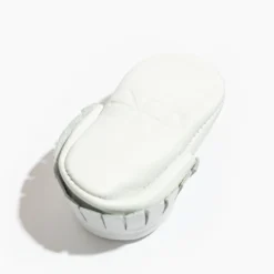 Newborn Bright White Moccasin Baby Shoe -Carter’s Store NewbornToastedBrightWhiteClassic 4