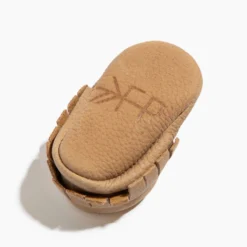 Newborn Weathered Brown Moccasin Baby Shoe -Carter’s Store NewbornWBClassic 4