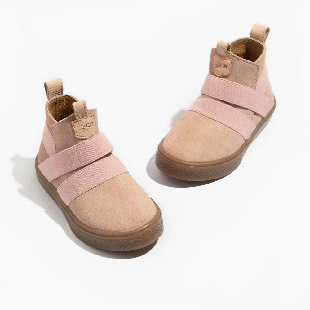 Blush Suede Oakland Sneaker 1 Blush Suede Oakland Sneaker