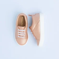 Rose Gold Classic Lace Up Sneaker 7 Rose Gold Classic Lace Up Sneaker -Carter’s Store Rose Gold 4 4