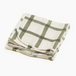 Sage Windowpane Swaddle II 11 Sage Windowpane Swaddle II -Carter’s Store SageWindowpaneSwaddle 2