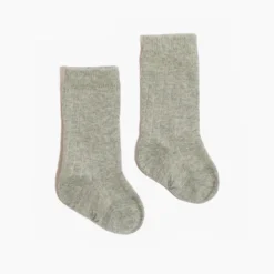 Heathered Gray Ribbed Tube Sock -Carter’s Store SocksHeatherGrayRibbed 3