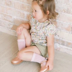 Blush Scalloped Knee High Sock -Carter’s Store SocksLifestyle Square 18