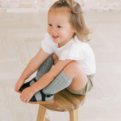 Heathered Gray Ribbed Tube Sock -Carter’s Store SocksLifestyle Square 7