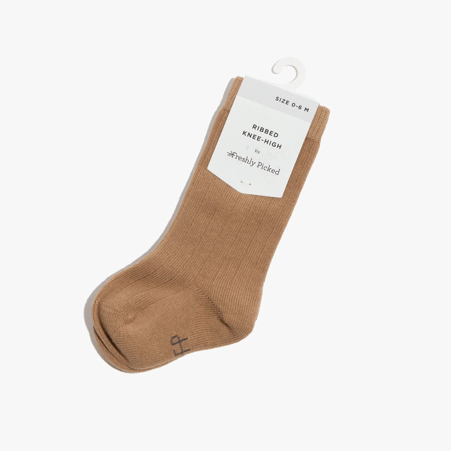 Weathered Brown Ribbed Tube Sock 4 Weathered Brown Ribbed Tube Sock - Image 4